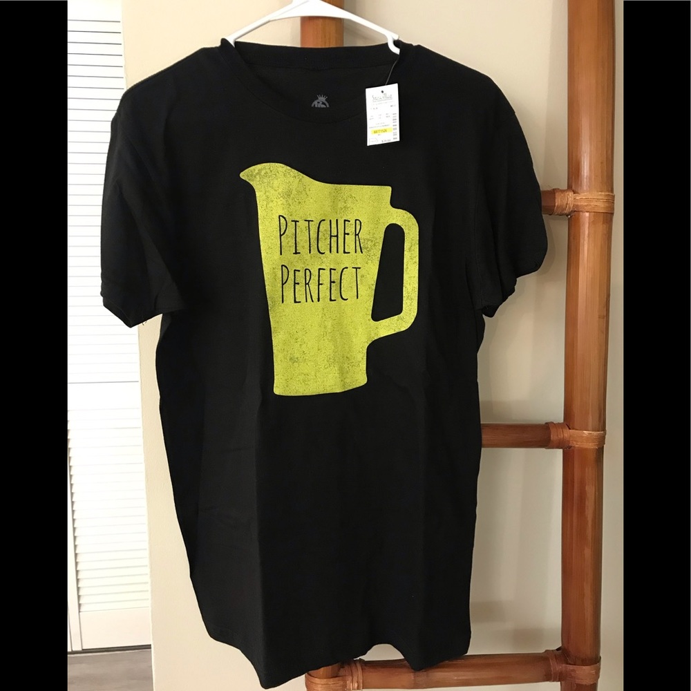 BODY RAGS COTTON PITCHER PERFECT MEDIUM TEE NEW